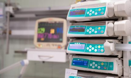 Infusion pumps & anaesthetic monitor